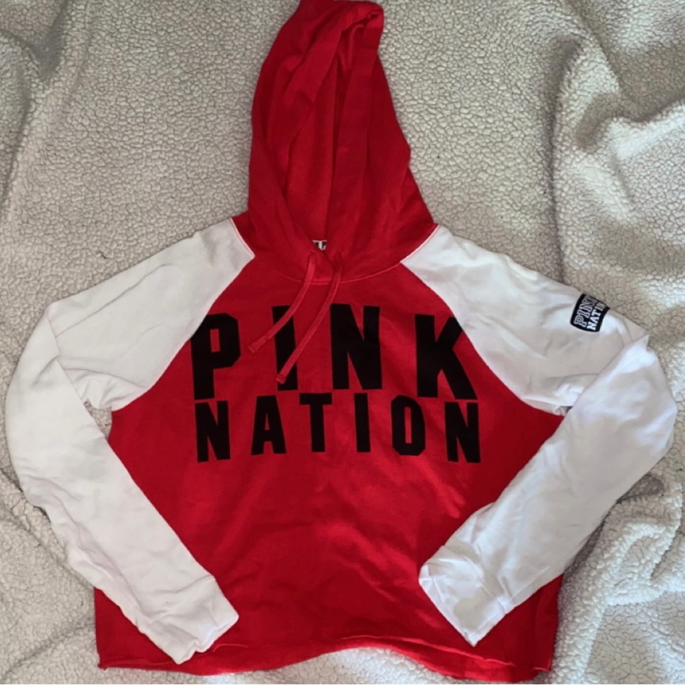 VS PINK Crop Hoodie
